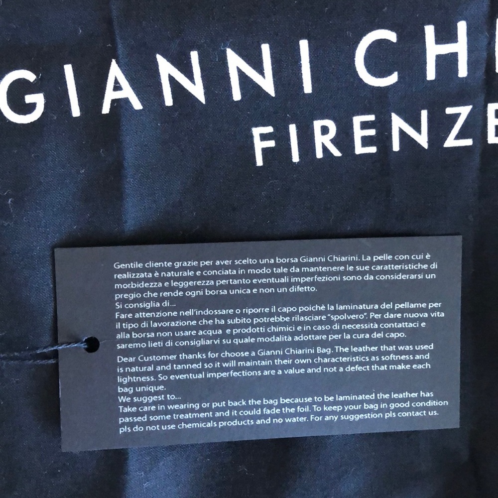 GIANNI CHIARINI BLUE SNAKE CLUTCH. - Picture 8 of 8